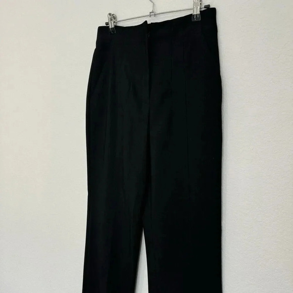 A.L.C Pants Straight Leg Black Size 4 High Rise Old Money - Picture 4 of 12